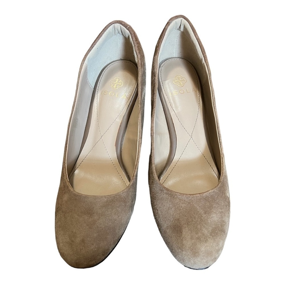 Isola Suede Leather Pumps Size 6.5M